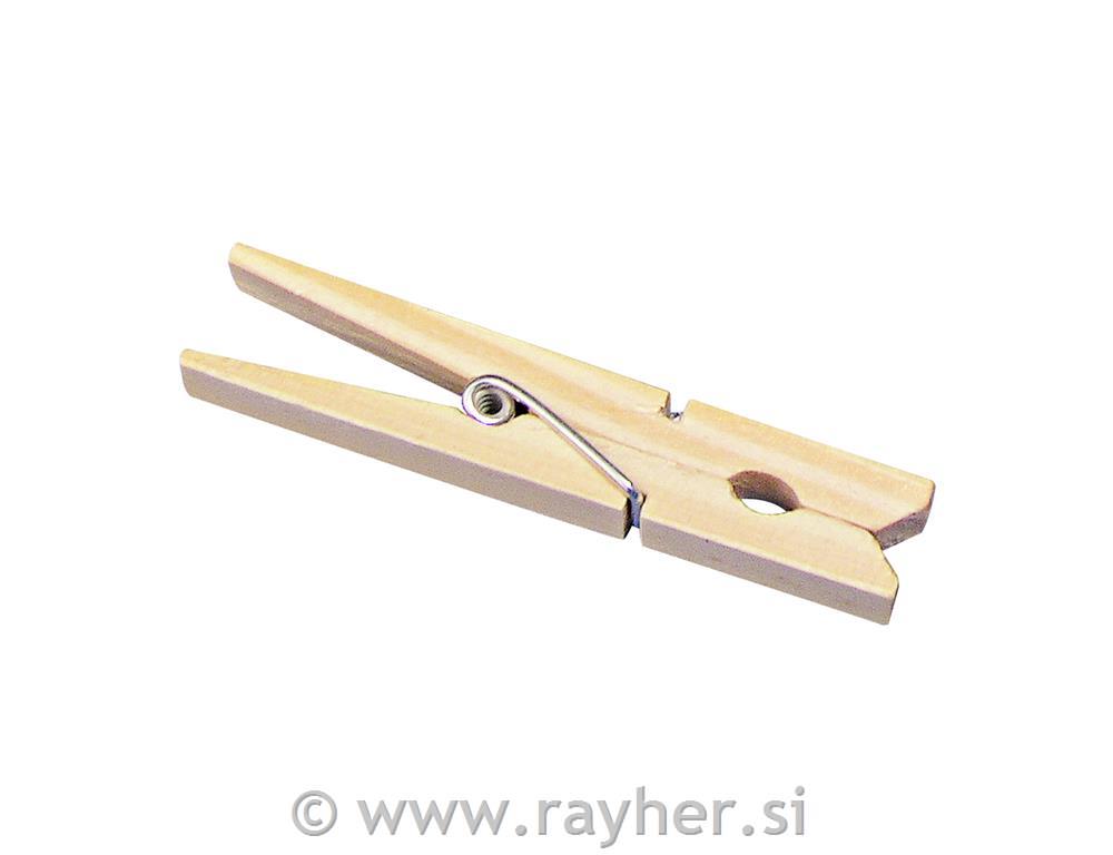 Lesene ščipalke, 72 mm, 24 kom.