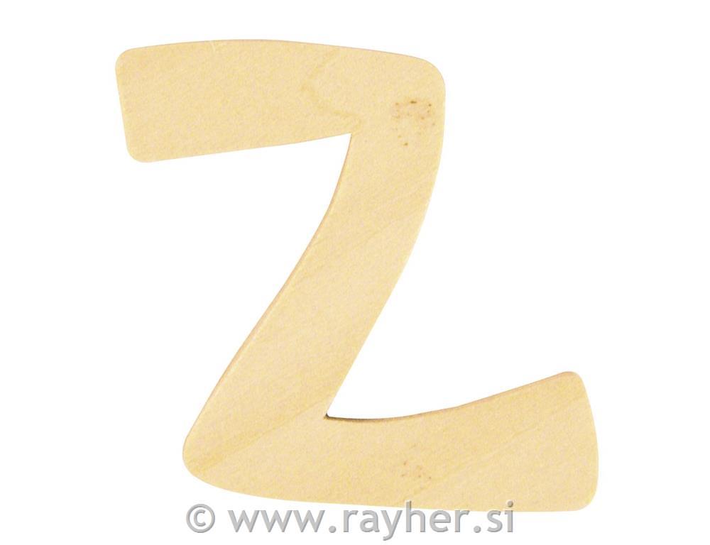 Lesena črka, 6cm, Z