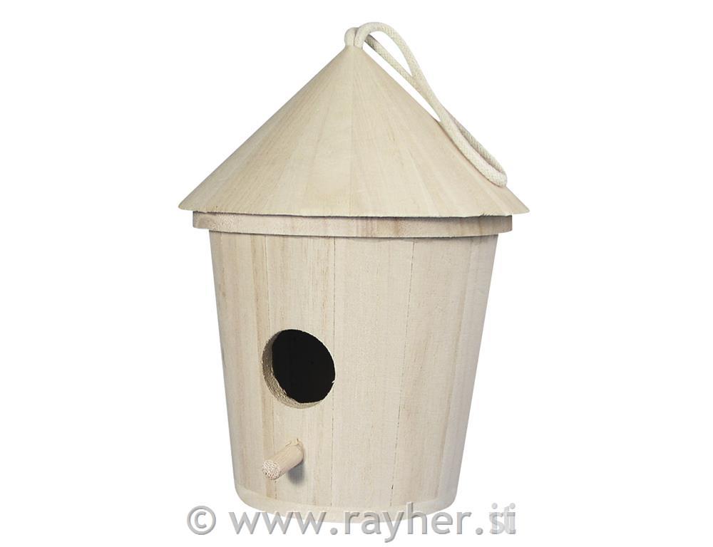 Wooden aviary FSC Mix Credit, 16cm