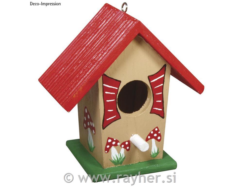 Wooden aviary FSC Mix Credit, 12x7.5x13c