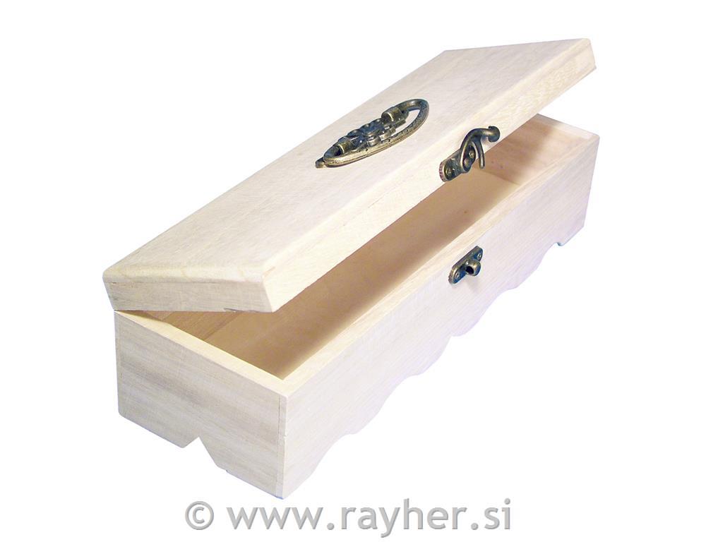 Wooden box FSC Mix Credit, 29x9.5x8cm
