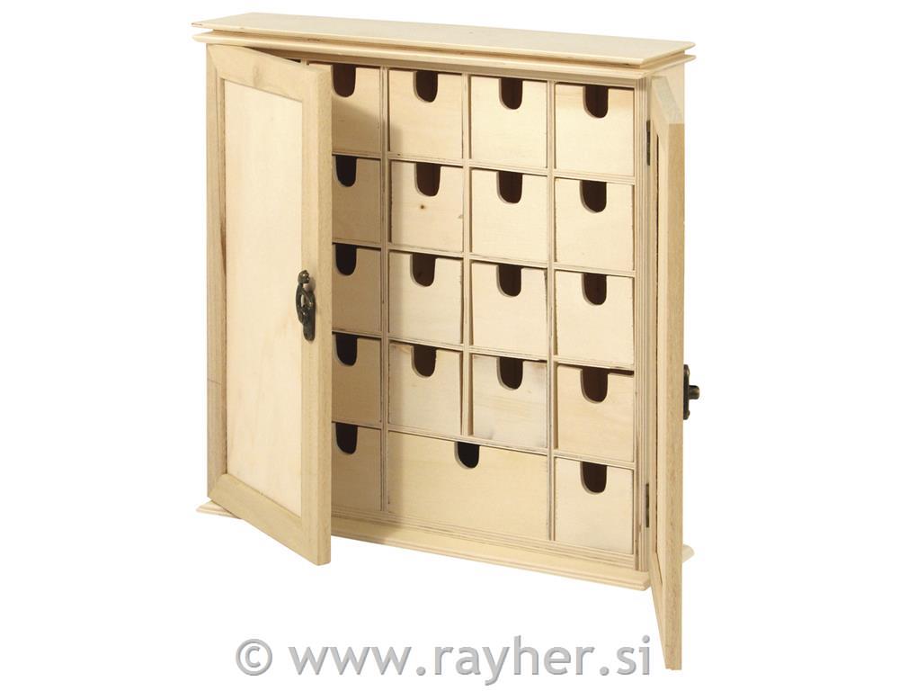 Wooden collection cabinet FSC Mix Credit