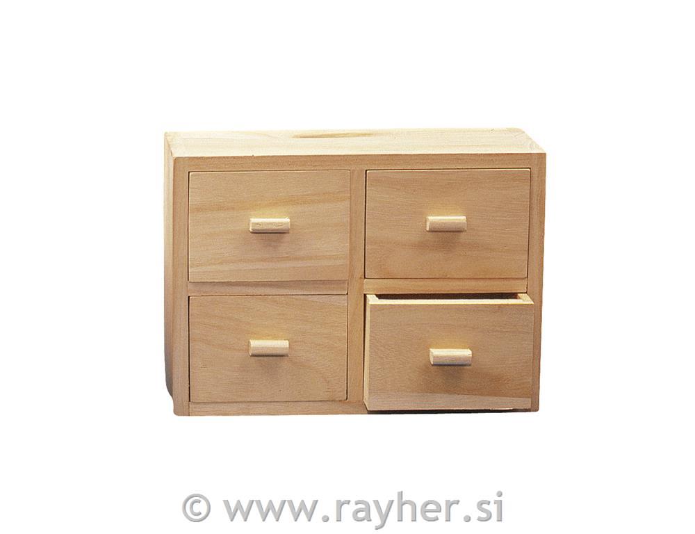 Wooden chest FSC Mix Credit, 15x20x7cm,
