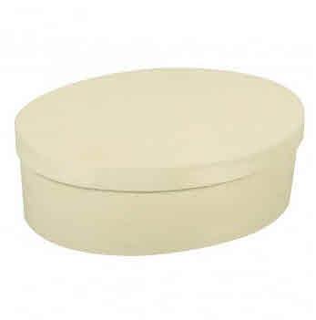 Wooden chip box oval, FSC Mix Credit, 11