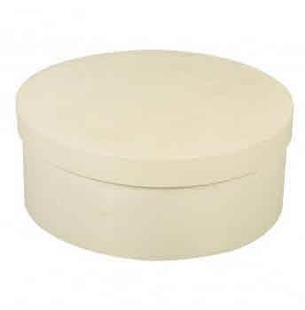 Wooden chip box, FSC Mix Credit, 12cm o,