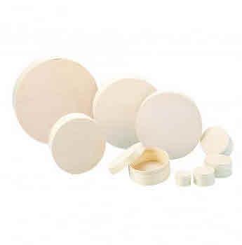 Wooden chip box, FSC Mix Credit, 20cm o,