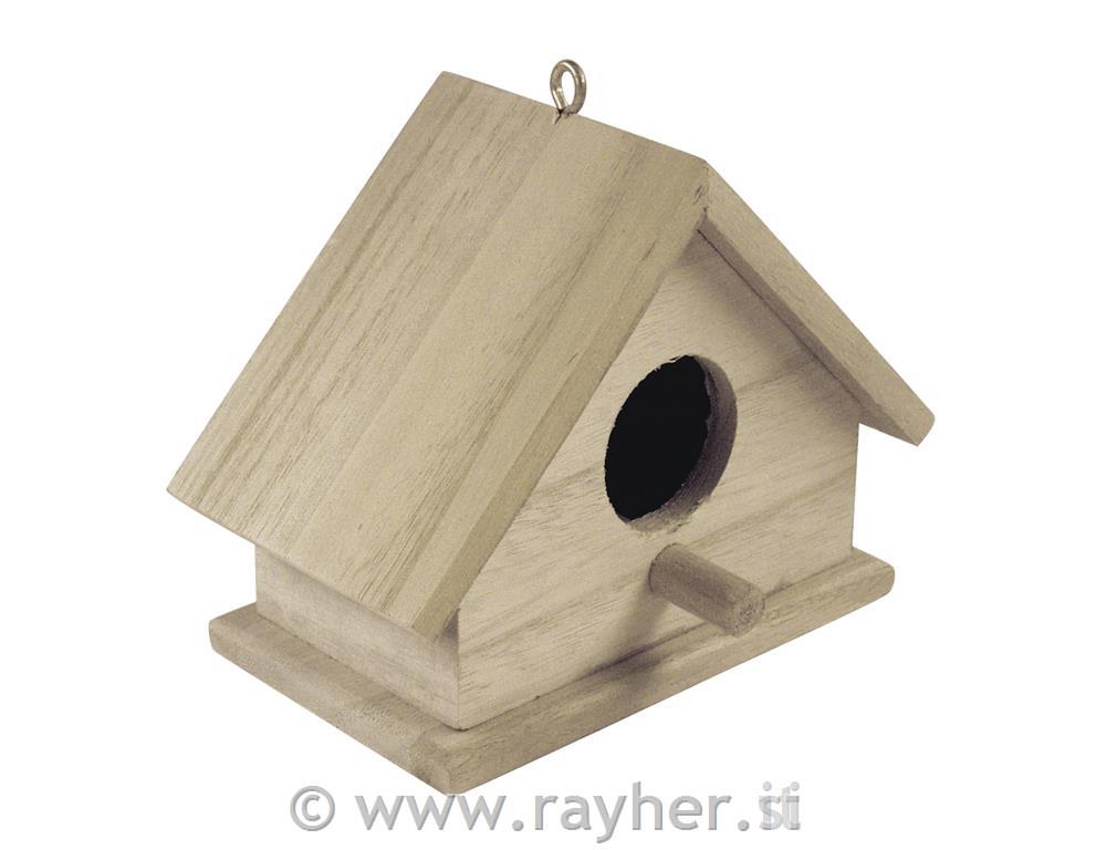 Wooden birdhouse FSC Mix Credit, 13,5x7,