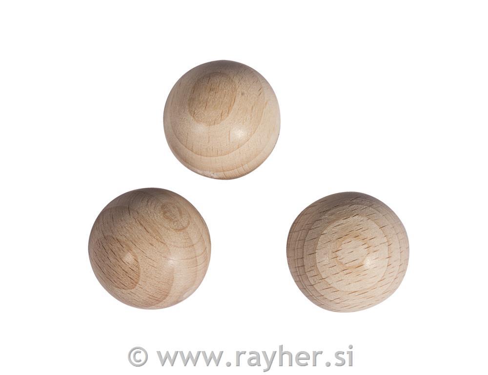 Wooden balls FSC 100%, 25mm o, not drill
