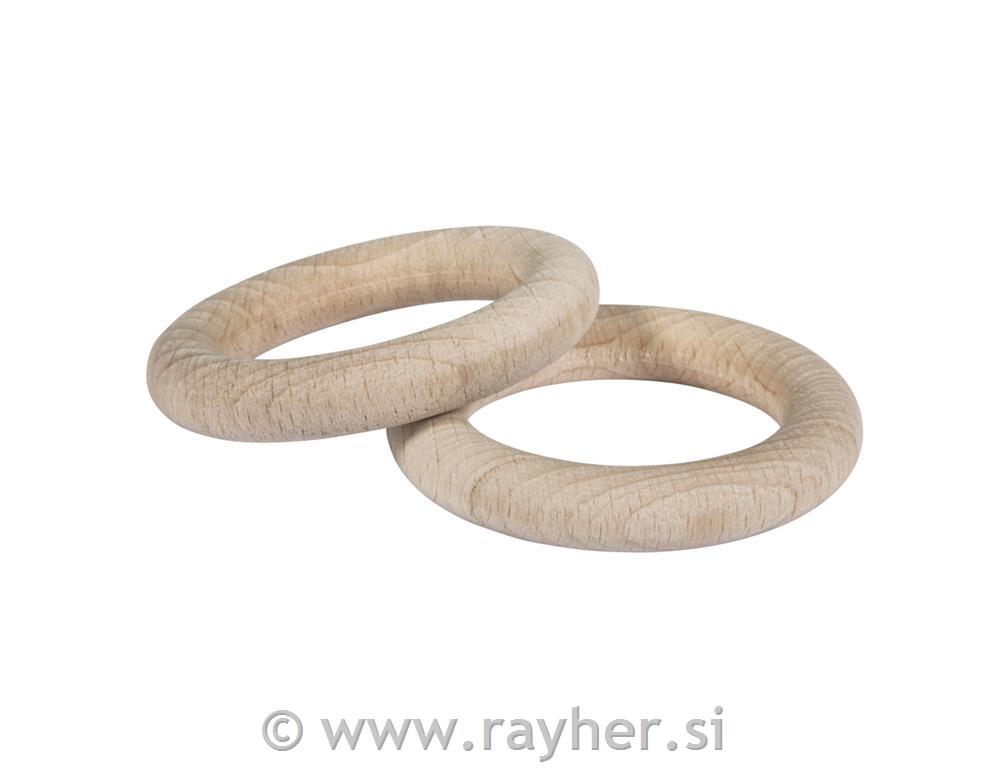 Leseni obroči, 7,2 cm,2 kom.