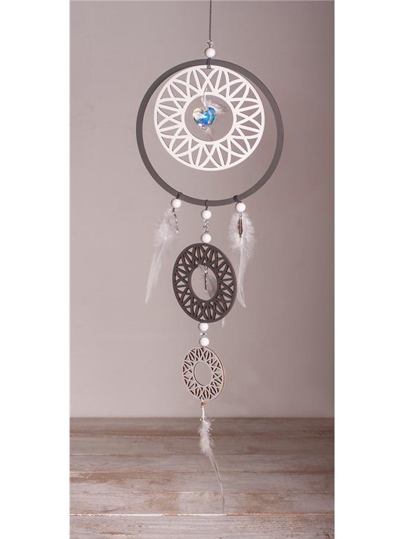 Wood.disc "Dream" modern,FSC100%, o7-13cm+ring o18cm, tab-bag 4pcs