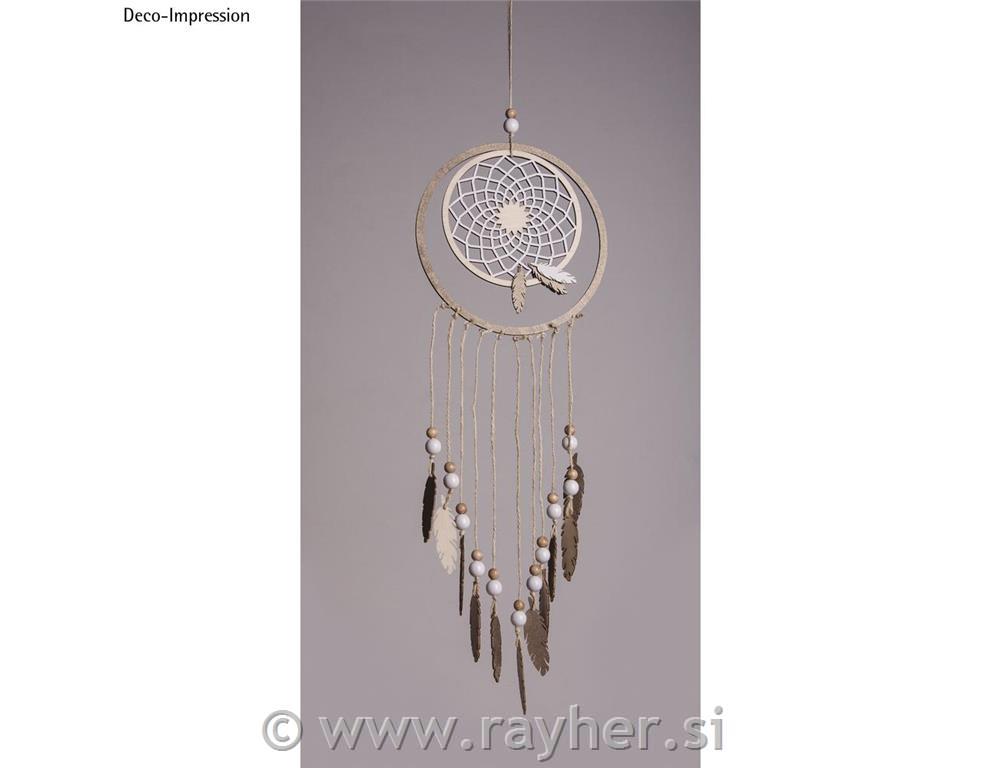 W.disc "Dream" filigree,FSC100%, 13cm o,+ring o18cm, tab-bag 2pcs