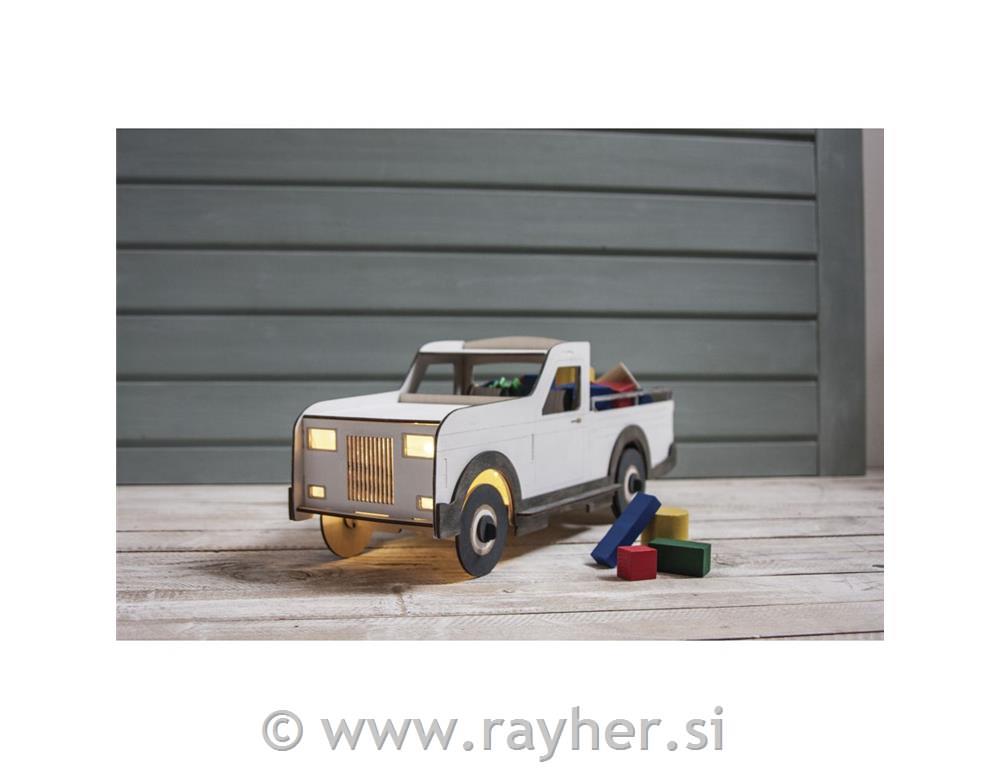 Lesena sestavljanka, Tovornjak 3D, 51x17.7x20.5cm