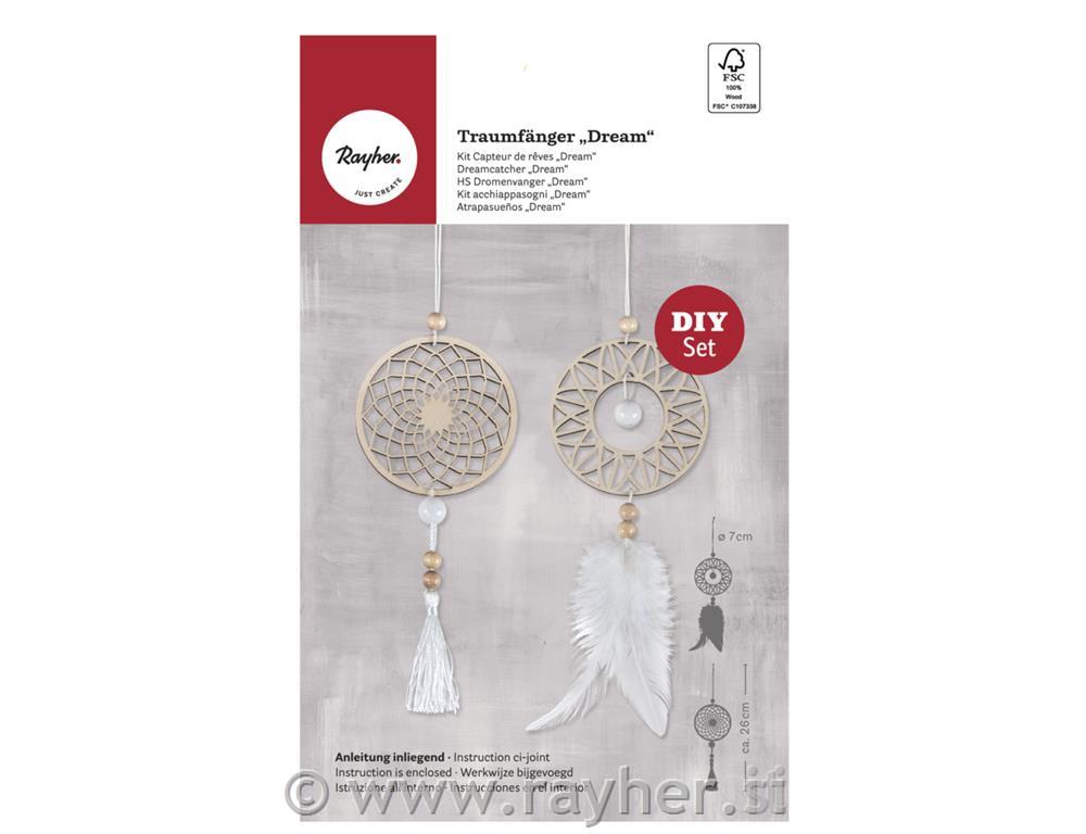 CK Dreamcatcher "Dream", FSC100%, 7cm o,26cm, tab-bag 2pcs