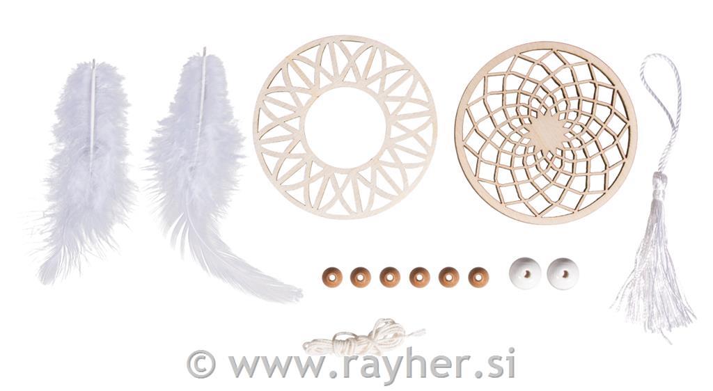 CK Dreamcatcher "Dream", FSC100%, 7cm o,26cm, tab-bag 2pcs