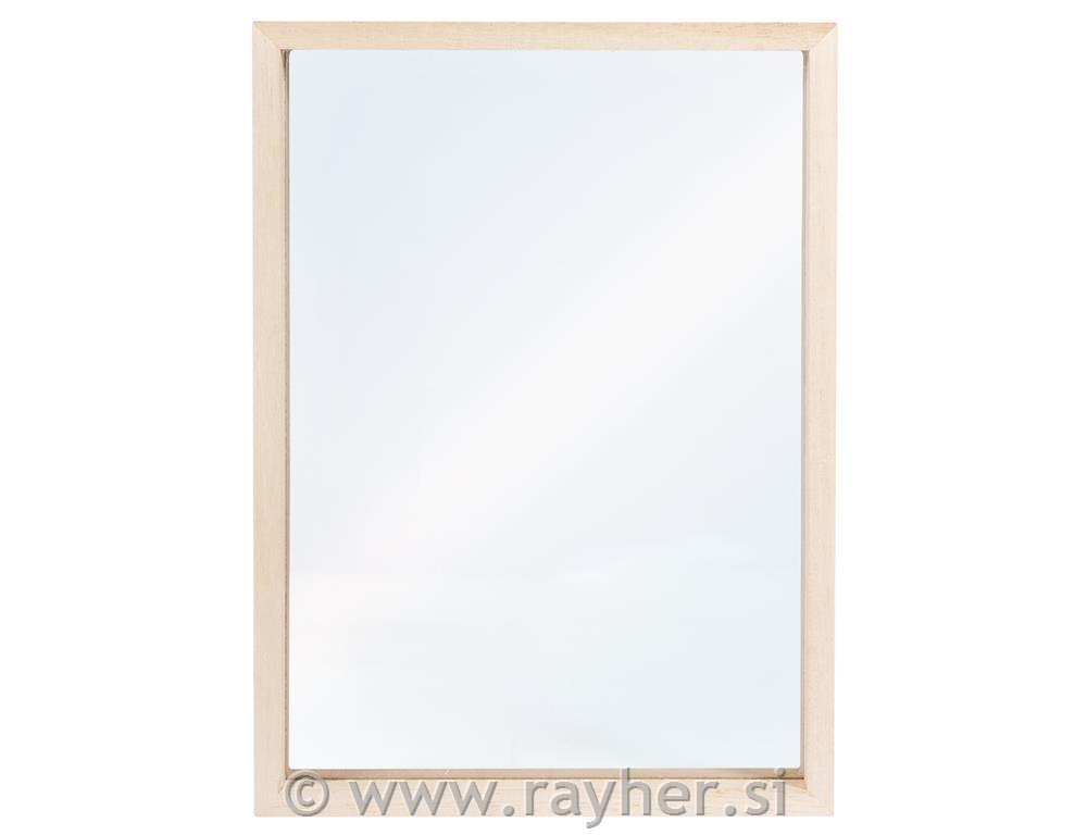 Lesen okvir, natur, 16x22x3.5cm, dvojno akrilno steklo