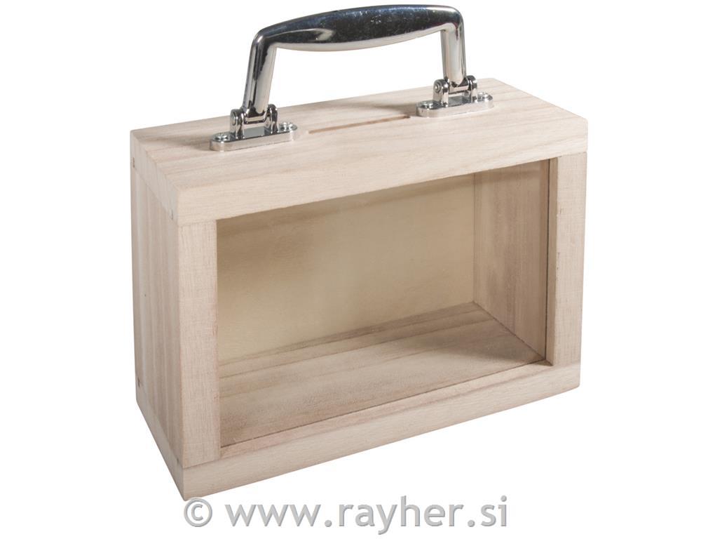 Wood.case w.viewing window, FSC MixCred,