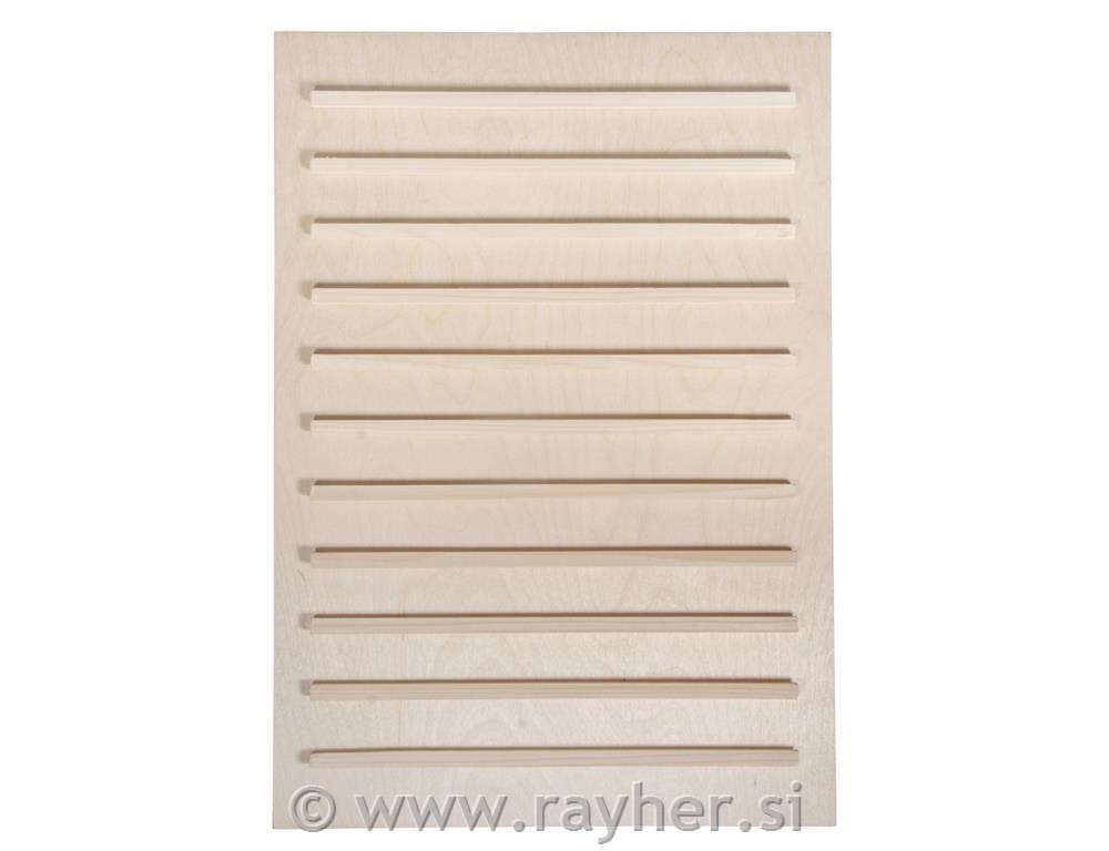 Wooden Letterboard, FSC Mix Credit, natural, 30x42cm, incl. 96 letters, 1set