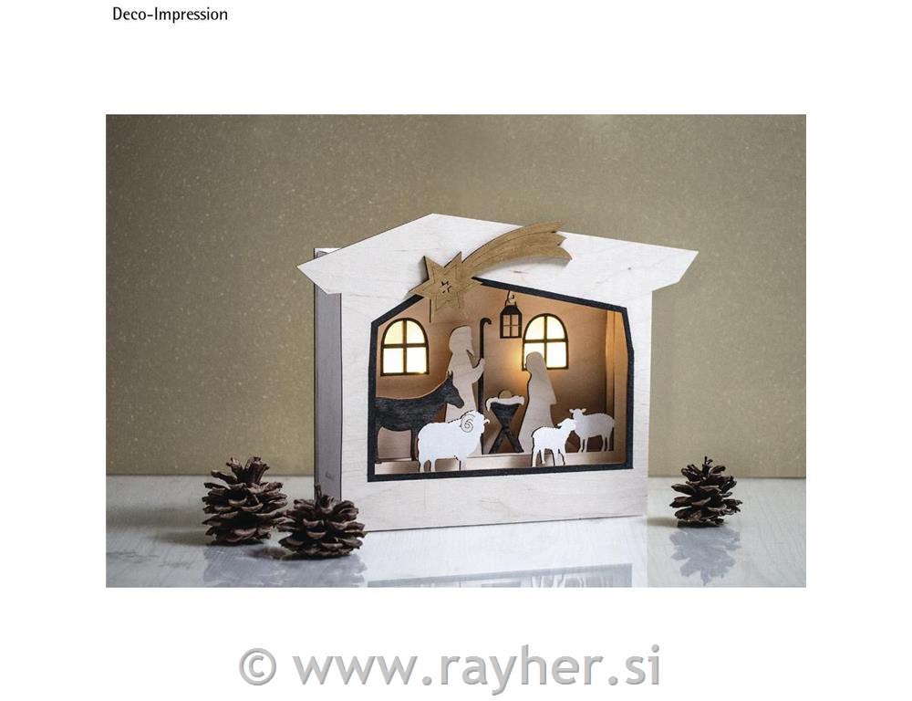 Sestavljanka Jaslice 24x24x6,3 cm 13 delni set