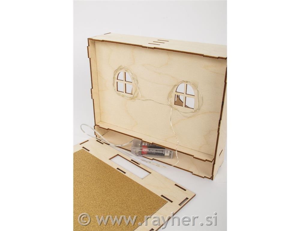 Sestavljanka Jaslice 24x24x6,3 cm 13 delni set