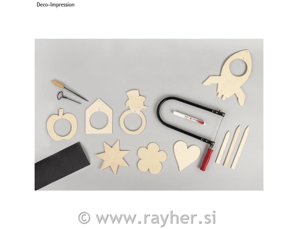 Vezana plošča z motivi in kopirnim papirjem 300x200x4mm, 4 p