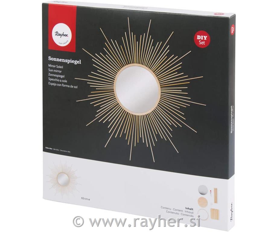 Kreativni set Sončno ogledalo 64 cm zrcalo 20 cm