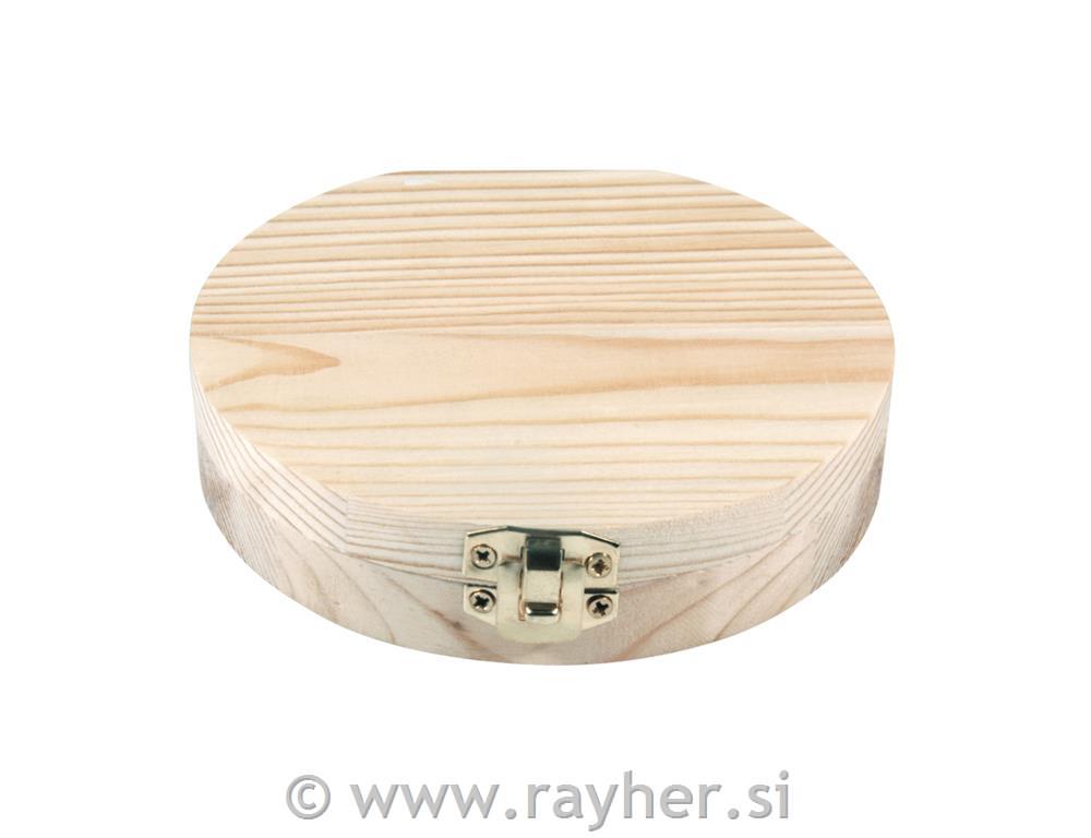 Lesena škatla za prve zobke, 12x2.7cm