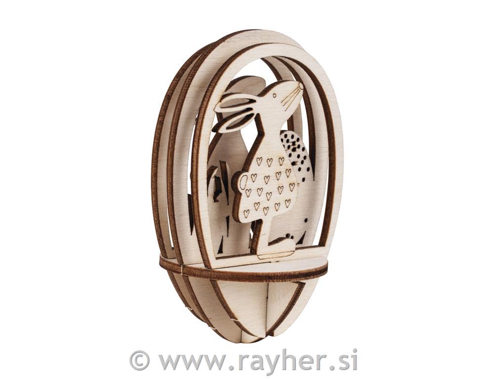 Lesen 3D izrez za 10cm jajce "Happy Spring" ,5-delni