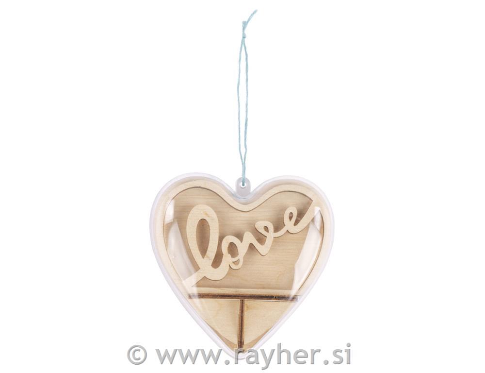 Lesen 3D izrez za 10cm jajce "Love" ,5-delni