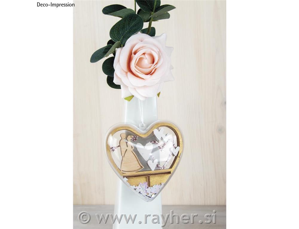 Lesen 3D izrez za 10cm "Poročni par" ,5-delni