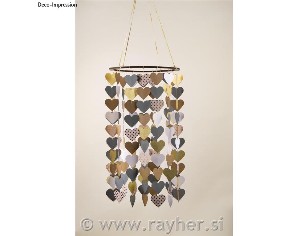 Leseni disk z obroči, 60cm, 8-delni set