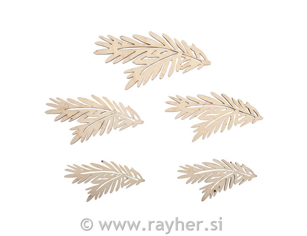 Wood fir branches, FSCMixCredassort.8.7-13cm, tab-bag 5pcsnatural