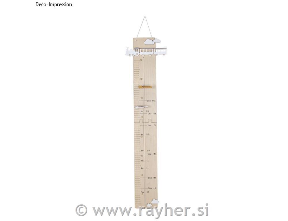 CK wood.measuring stick, FSCMixCredfrom 60 up to 140 cm, box 1 setnatural