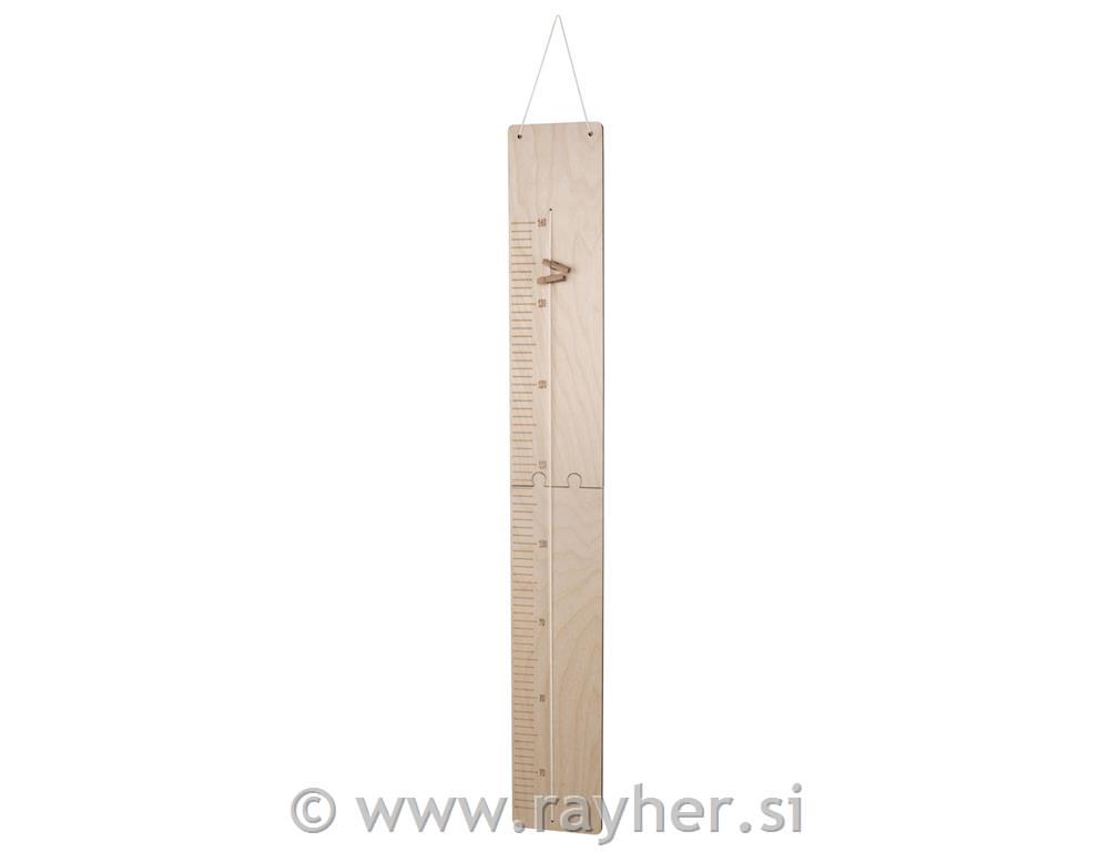 CK wood.measuring stick, FSCMixCredfrom 60 up to 140 cm, box 1 setnatural