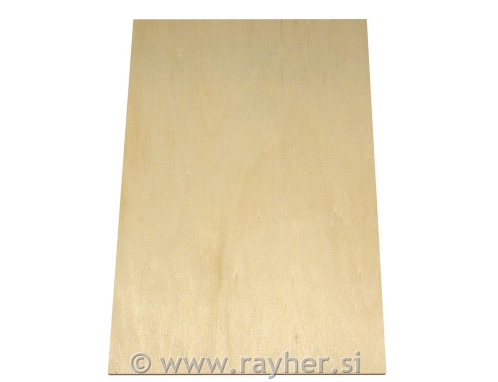 Plywood board, 300x200x4 mm