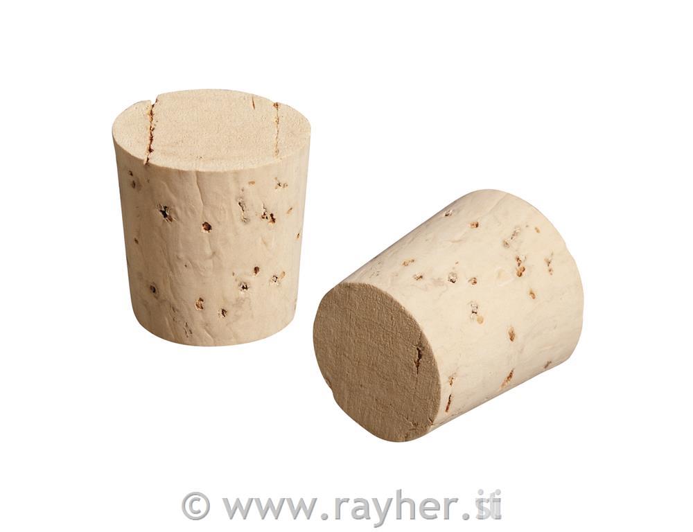 Zamaški iz plute 27x26/22 mm, 4 kos