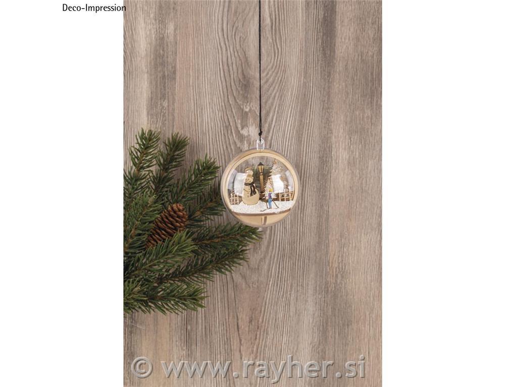 Wood.plug-in Snowman,FSCMixCred, 7.5cm o5-part, tab-bag 1setnatural