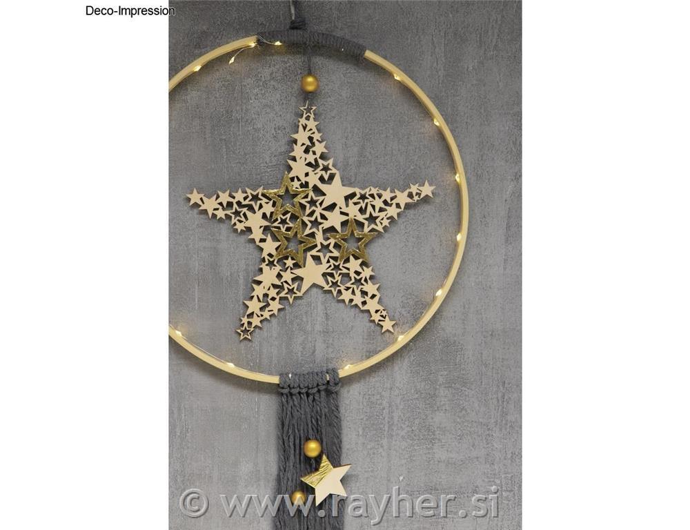 Lesene kroglice 12mm, mat zlate, set 25