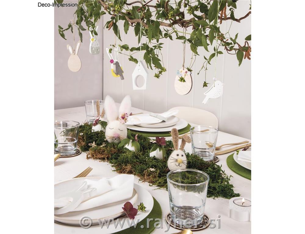 Wood garland Easter, FSC Mix Credit, natural, 1.8-11.8cm, assort., +cord, box 1s