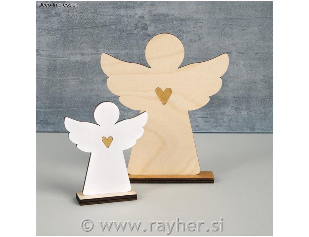 Wooden angel, FSC Mix Credit, natural, 9