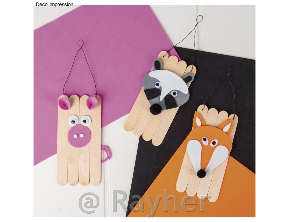 Lesene palčke 150x18 mm, naravne 200 kos