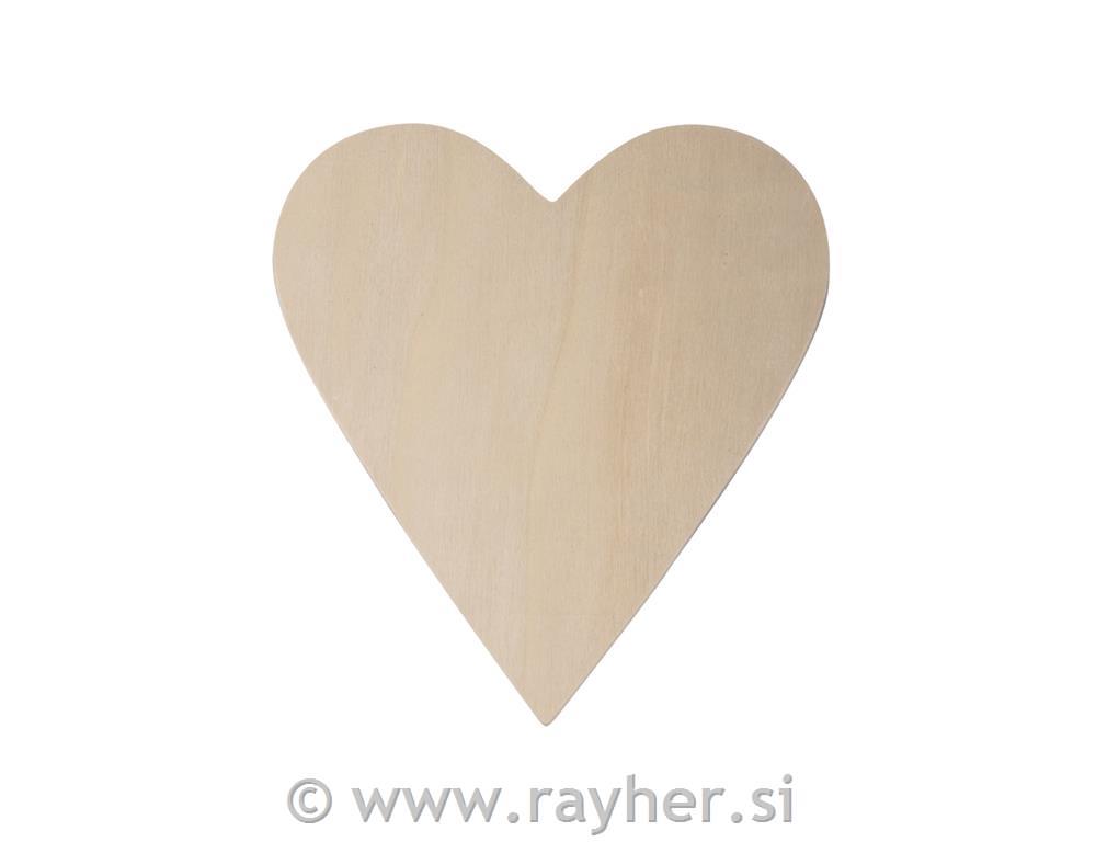 Leseno srce 20x18,5x2,7cm