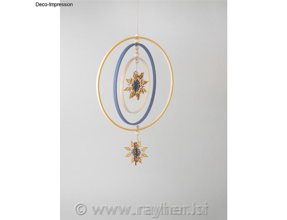 Obroči iz bambusa in vrvica set 5