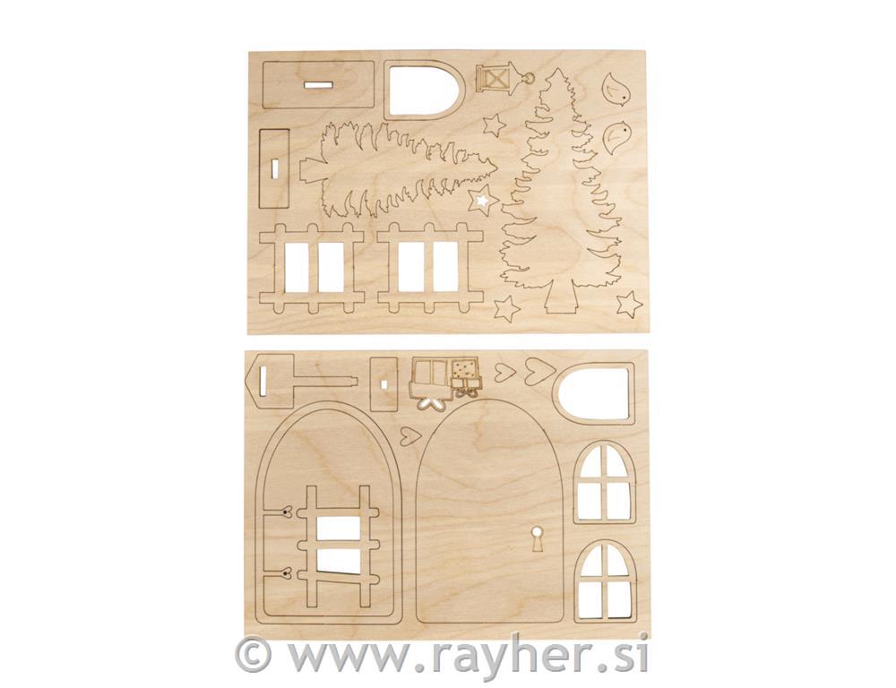 Lesena sestavljanka Vrata v svet palčkov Nisse