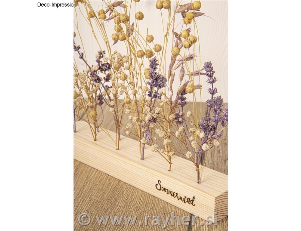 Leseno stojalo za suho cvetje, 22,5x4x2,4cm