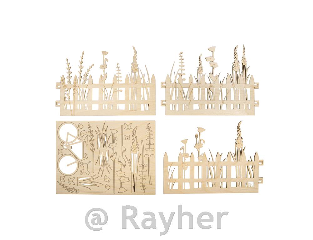 Lesena sestavljanka, Poletni vrt