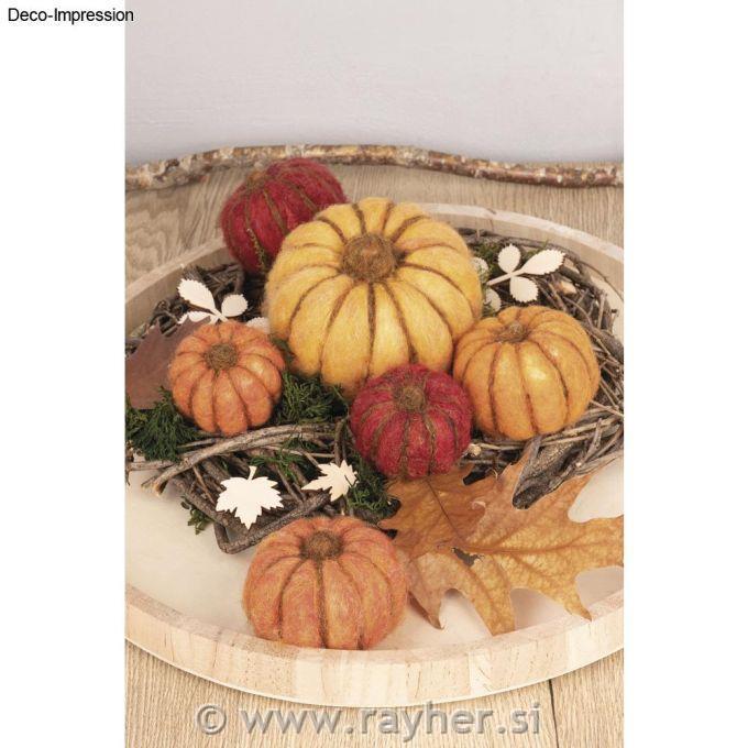 Leseni okras šipek 17,5 + 2x20 cm 3 kosi