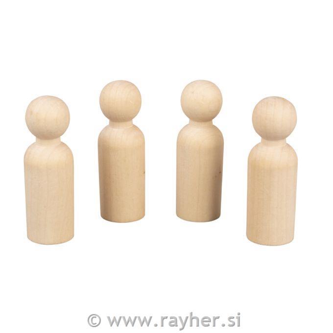 Lesene figure 7,7 cm set 4