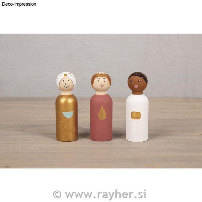 Lesene figure 7,7 cm set 4