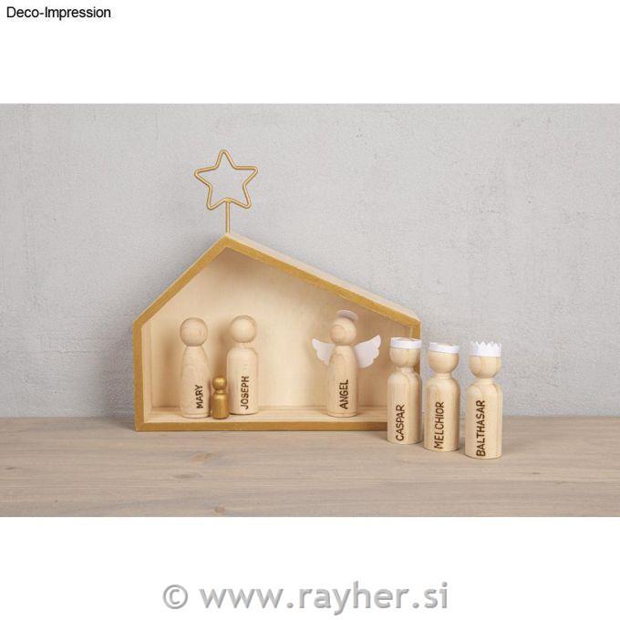 Jaslice - hlevček + figure 9 delni set