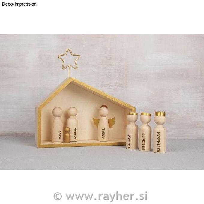 Jaslice - hlevček + figure 9 delni set